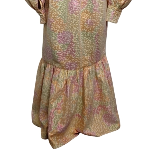 Mr. Larkin Colorful Metallic Ode Sz S Midi Dress - Picture 8 of 14